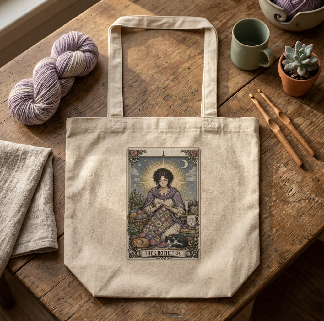 The Crocheter Tote - Goddess