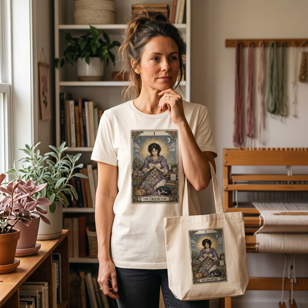 The Crocheter T-shirt - Goddess