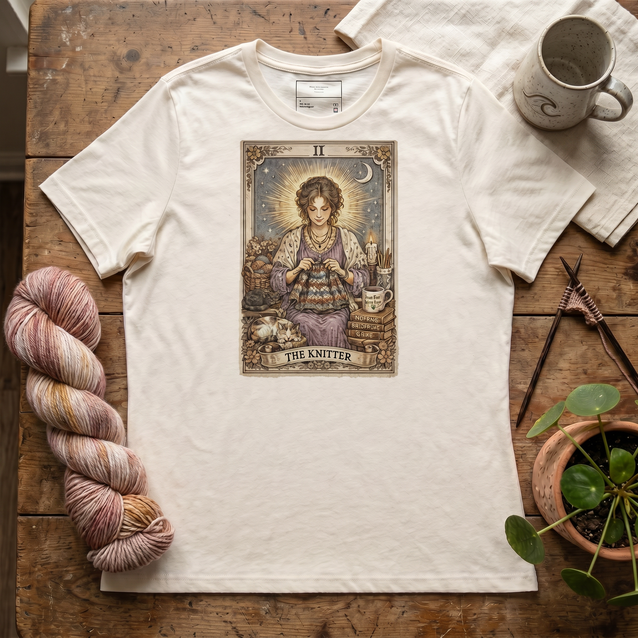 The Knitter T-shirt - Goddess