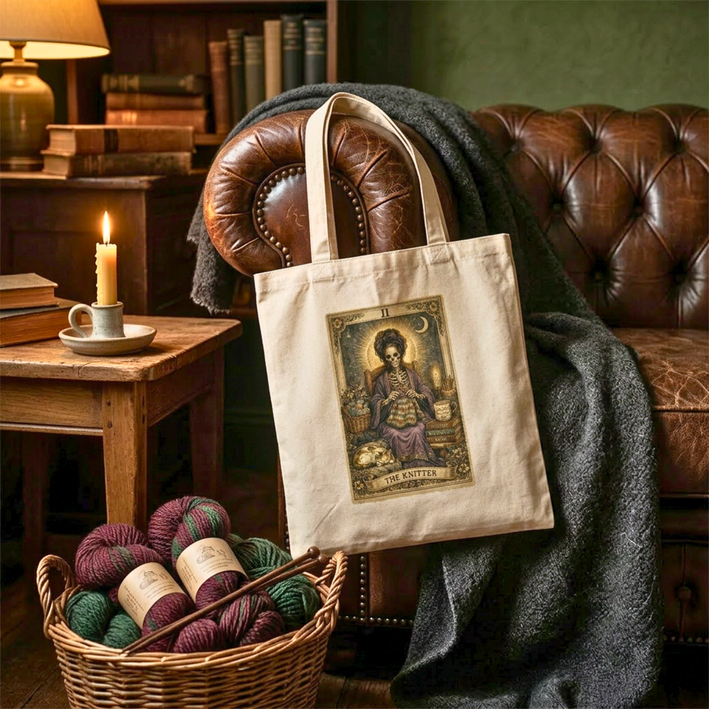 The Knitter Tote - Skeleton